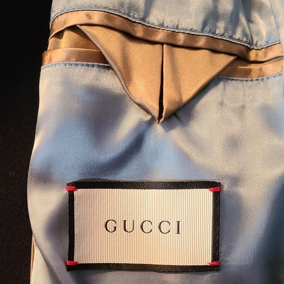 Authentic gucci navy blue wool bomber - Picture 2 of 3